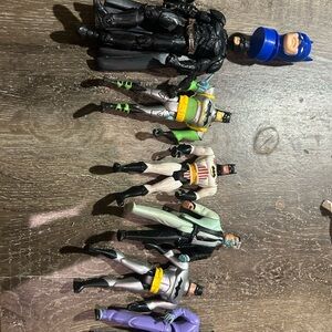 DC Batman Assorted Kids Action Figures - Black, Green, Purple, Silver
